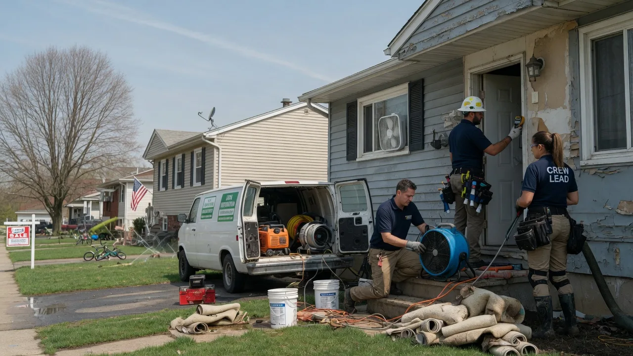 Flood Cleanup in Freehold, NJ near me
